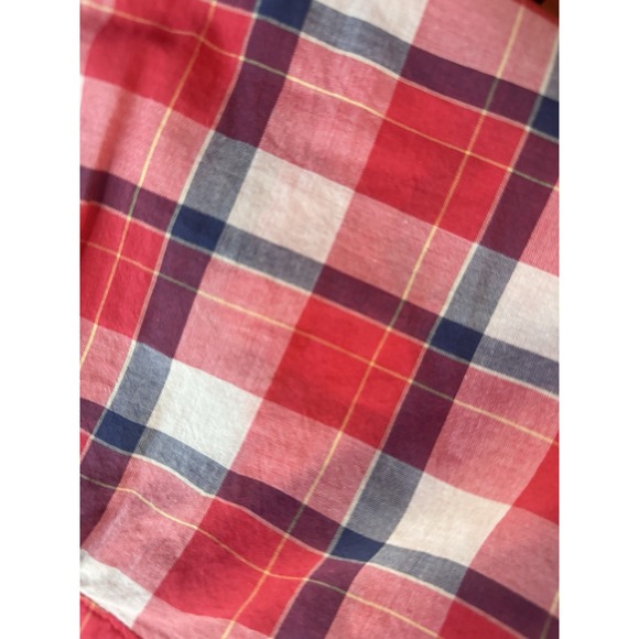 Abercrombie Fitch Women's Top XS Western Sleeveless Tank Plaid Picnic Travel - Picture 3 of 6